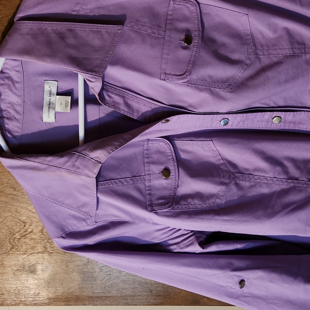 Christopher and Banks Essentials Shirt Dahlia Orchid